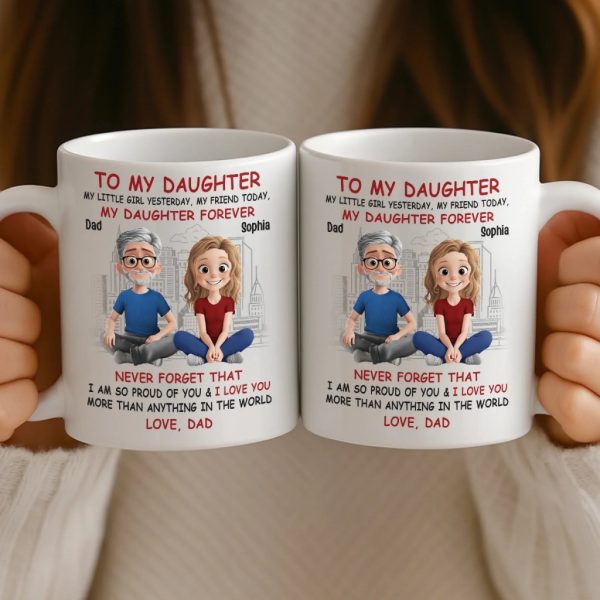 Custom Mug - Personalized Birthday Gifts For Dad, Son, Daughter - Strong Roots, Strong Son