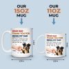Custom Mug - Personalized Birthday Gifts For Dog Cat Lovers, Dog Dad And Mom, Cat Owners - Fur Ever In My Heart