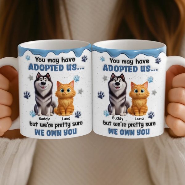 Custom Mug - Personalized Birthday Gifts For Dog Cat Lovers, Dog Dad And Mom, Cat Owners - My Pets Make Life Purrfect