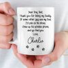 Custom Mug - Personalized Birthday Gifts For Dog Lovers, Dog Dad And Mom - A Little Humor, A Lot Of Love