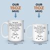 Custom Mug - Personalized Birthday Gifts For Dog Lovers, Dog Dad And Mom - A Little Humor, A Lot Of Love