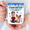 Custom Mug - Personalized Birthday Gifts For Dog Lovers, Dog Dad And Mom - Best Buds For Life