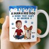 Custom Mug - Personalized Birthday Gifts For Dog Lovers, Dog Dad And Mom - Best Buds For Life