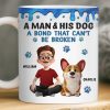 Custom Mug - Personalized Birthday Gifts For Dog Lovers, Dog Dad And Mom - Best Buds For Life