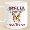Custom Mug - Personalized Birthday Gifts For Dog Lovers, Dog Dad And Mom - Best Drinking Buddies