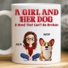 Custom Mug - Personalized Birthday Gifts For Dog Lovers, Dog Dad And Mom - Best Friends In Every Universe