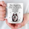 Custom Mug - Personalized Birthday Gifts For Dog Lovers, Dog Dad And Mom - Blessed With The Best Dog