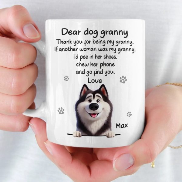 Custom Mug - Personalized Birthday Gifts For Dog Lovers, Dog Dad And Mom - Blessed With The Best Dog