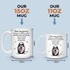 Custom Mug - Personalized Birthday Gifts For Dog Lovers, Dog Dad And Mom - Blessed With The Best Dog