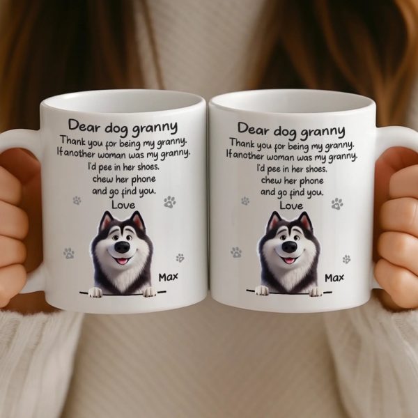 Custom Mug - Personalized Birthday Gifts For Dog Lovers, Dog Dad And Mom - Blessed With The Best Dog