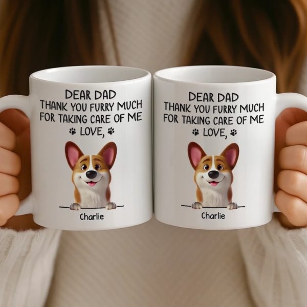 Custom Mug - Personalized Birthday Gifts For Dog Lovers, Dog Dad And Mom - Easily Distracted By Dogs