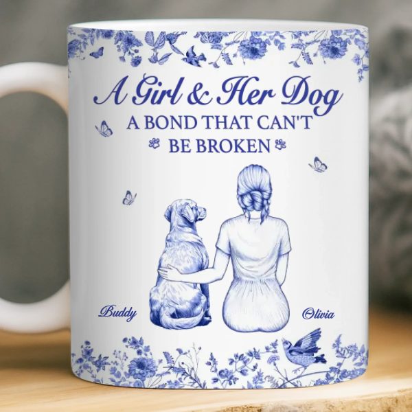 Custom Mug - Personalized Birthday Gifts For Dog Lovers, Dog Dad And Mom - Living The Pup Life