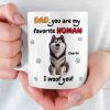 Custom Mug - Personalized Birthday Gifts For Dog Lovers, Dog Dad And Mom - Love Comes On Four Paws