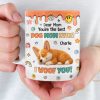 Custom Mug - Personalized Birthday Gifts For Dog Lovers, Dog Dad And Mom - Love You More Than Treats