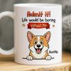 Custom Mug - Personalized Birthday Gifts For Dog Lovers, Dog Dad And Mom - My Dog Runs This House