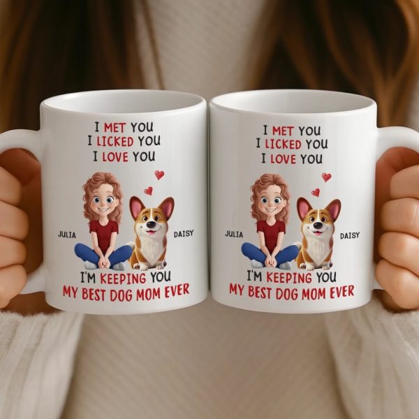 Custom Mug - Personalized Birthday Gifts For Dog Lovers, Dog Dad And Mom - My Forever Cuddle Supplier