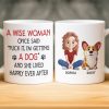 Custom Mug - Personalized Birthday Gifts For Dog Lovers, Dog Dad And Mom - My Heart Has Four Paws