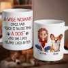 Custom Mug - Personalized Birthday Gifts For Dog Lovers, Dog Dad And Mom - My Heart Has Four Paws