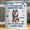 Custom Mug - Personalized Birthday Gifts For Dog Lovers, Dog Dad And Mom - My Therapist Has A Fur Coat