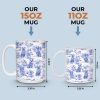 Custom Mug - Personalized Birthday Gifts For Dog Lovers, Dog Dad And Mom - Sip In Style, Bark In Blue
