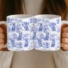 Custom Mug - Personalized Birthday Gifts For Dog Lovers, Dog Dad And Mom - Sip In Style, Bark In Blue