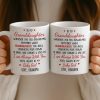 Custom Mug - Personalized Birthday Gifts For Grandma, Granddaughter - Your Strength Lights My Way
