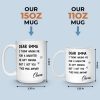 Custom Mug - Personalized Birthday Gifts For Mom, Dad - You Make My World Better