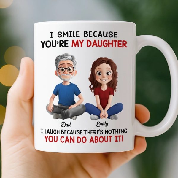 Custom Mug - Personalized Birthday Gifts For Mom, Dad, Daughter - Love Served Daily