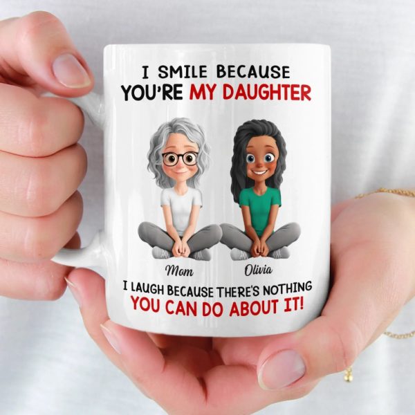 Custom Mug - Personalized Birthday Gifts For Mom, Dad, Daughter - Love Served Daily