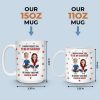 Custom Mug - Personalized Birthday Gifts For Mom, Dad, Daughter - My Daughter My Forever Love