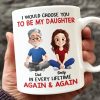 Custom Mug - Personalized Birthday Gifts For Mom, Dad, Daughter - My First Hero, My Forever Friend