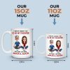 Custom Mug - Personalized Birthday Gifts For Mom, Dad, Daughter - My First Hero, My Forever Friend