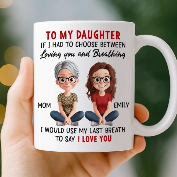 Custom Mug - Personalized Birthday Gifts For Mom, Dad, Daughter, Son - Family Makes Everything Better