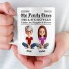 Custom Mug - Personalized Birthday Gifts For Mom, Dad, Daughter, Son - Growing Up Together With Love