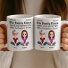 Custom Mug - Personalized Birthday Gifts For Mom, Dad, Daughter, Son - Growing Up Together With Love
