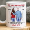 Custom Mug - Personalized Birthday Gifts For Mom, Dad, Daughter, Son - Love Flows Through Every Generation