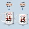 Custom Mug - Personalized Birthday Gifts For Mom, Dad, Daughter, Son - Love Holds Our Family Close