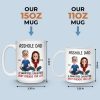 Custom Mug - Personalized Birthday Gifts For Mom, Dad, Daughter, Son - You Make Ordinary Days Golden