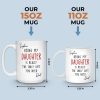 Custom Mug - Personalized Birthday Gifts For Mom, Dad, Son, Daughter - Growing With You Feels Magical