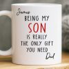 Custom Mug - Personalized Birthday Gifts For Mom, Dad, Son, Daughter - Growing With You Feels Magical