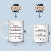 Custom Mug - Personalized Birthday Gifts For Mom, Dad, Son, Daughter - My Heart Walks With You Always