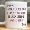 Custom Mug - Personalized Birthday Gifts For Mom, Dad, Son, Daughter - My Sunshine Every Day