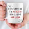 Custom Mug - Personalized Birthday Gifts For Mom, Dad, Son, Daughter - My Sunshine Every Day