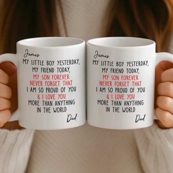 Custom Mug - Personalized Birthday Gifts For Mom, Dad, Son, Daughter - Where Love Begins Daily