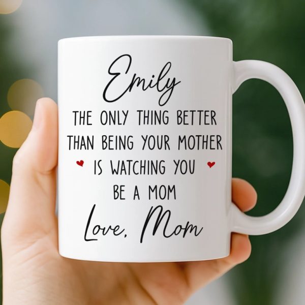 Custom Mug - Personalized Birthday Gifts For Mom, Dad, Son, Daughter - You Are Our Brightest Joy