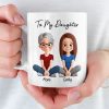 Custom Mug - Personalized Birthday Gifts For Mom, Dad, Son, Daughter - You Warm My World