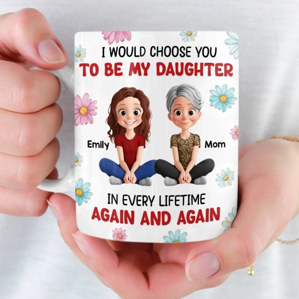 Custom Mug - Personalized Birthday Gifts For Mom, Daughter - A Circle Of Endless Love