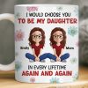 Custom Mug - Personalized Birthday Gifts For Mom, Daughter - A Circle Of Endless Love