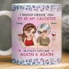 Custom Mug - Personalized Birthday Gifts For Mom, Daughter - Always My Daughter, Always Chosen