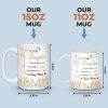 Custom Mug - Personalized Birthday Gifts For Mom, Daughter - Sunshine Shines Through A Daughter